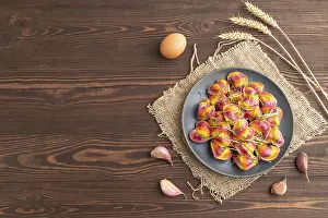 Traditional Dumpling Recipe Prints: Rainbow colored dumplings with pepper