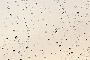 Rainy Window Prints: A rainy window pane