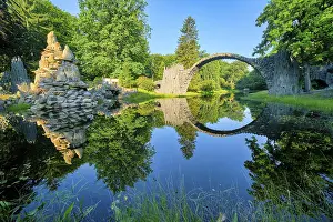Rakotz Bridge Germany Prints: Rakotz Bridge, also Devil's Bridge