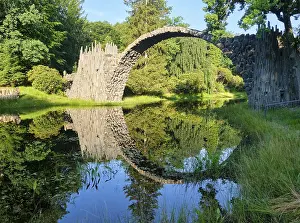 East German Landmarks Prints: Rakotz Bridge, also Devil's Bridge