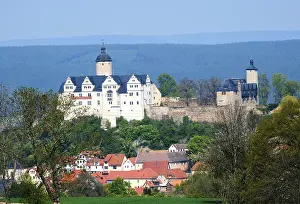 Hilltop Castle Europe Prints: Ranis Castle, Ranis, Thuringia, Germany