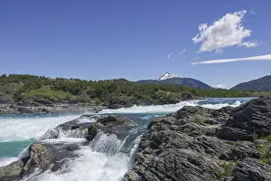 Cordillera De Los Andes Mountains Prints: Rapids of the Baker River, Cochrane