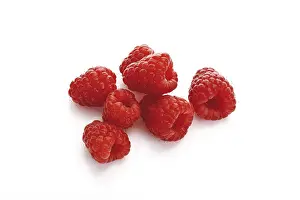 Fresh Raspberries Nutrition Prints: Raspberries