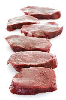 Steak Photography Prints: Raw steaks