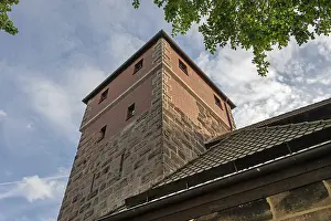 Southern Germany Tourist Spot Prints: Reconstruction of a defensive defence tower