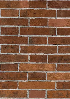 Full Frame Red Brick Image Prints: Red brick wall, detail