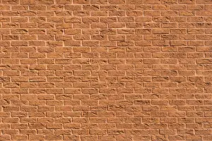 Brick Wall Design Prints: Red brick wall