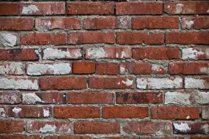 Empty Red Background Image Prints: Red brick wall
