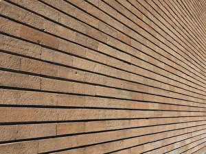 Red Brick Wall Background Prints: Red brick wall background