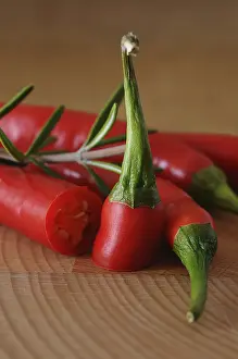Studio Vegetable Photography Prints: Red peppers