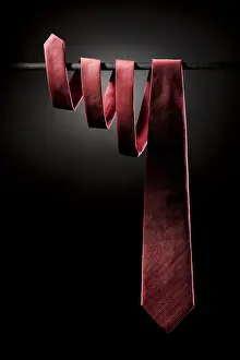 Single Object Studio Photography Prints: Red tie