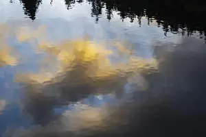 Framed Print : Aviemore Lake Cloud Reflection Print Framed Print : Aviemore Lake Cloud Reflection Print