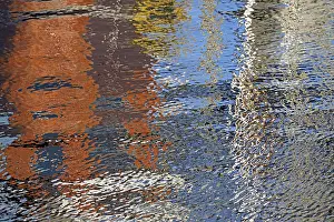 Colorful German Landscape Prints: Reflection, colourful reflections on the water surface