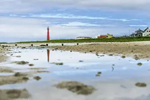 Scandinavian Lighthouses Europe Prints: Reflection of lighthouse of Andenes