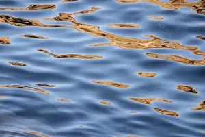 Spanish Mountain Village Prints: Reflection of rocks in water,s Estaca