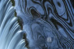 Travel Photography Sweden Prints: Reflection in a stream, Ostersund