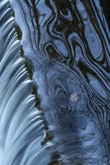 Scandinavian Water Bodies Prints: Reflection in a stream, Ostersund