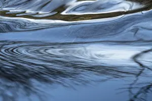 Ostersund Water Reflections Prints: Reflection in a stream, Ostersund