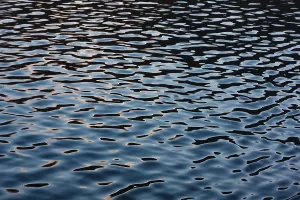Deserted Arctic Landscape Prints: Reflection of the water surface