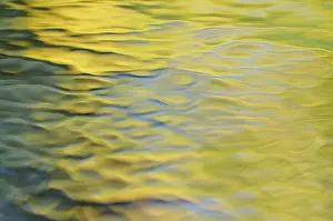 Wavy Water Surface Prints: Reflection on wavy water surface