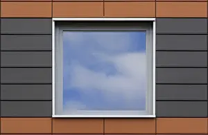 Deserted House Facade Prints: Reflection in the window