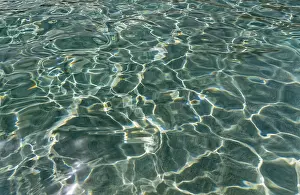 Wavy Water Surface Prints: Reflections, light reflection in the sea