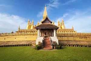 Vientiane Laos Travel Prints: Religious architecture and landmarks