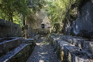 Medieval Monastery Remains Prints: Remains of the medieval monastery of Caluc