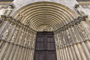 Exterior View Of A Cathedral Prints: Representation of the Last Judgement