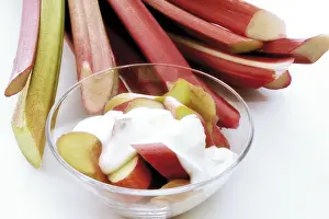 Vitamin Rich Vegetable Prints: Rhubarb