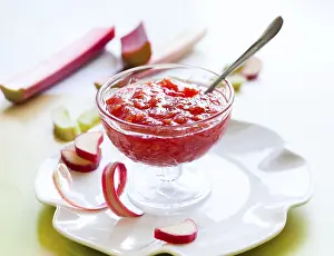 Sweet Dessert Spread Prints: Rhubarb jam