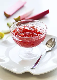 Sweet Dessert Spread Prints: Rhubarb jam