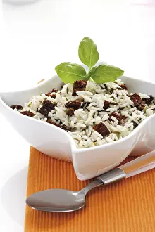 Indoor Food Photography Studio Setup Prints: Rice dish with dried tomatoes