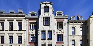 Art Nouveau Houses Prints: Richly decorated