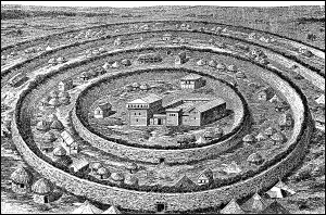 Eastern European History Images Prints: Ring settlement of the Avars, The Avars