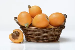 Ripe Medlars Prints: Ripe medlars in baskets