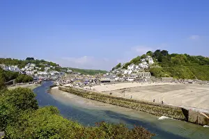 East Looe Beach Prints: River Looe, East Looe Beach, Looe