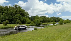 Central Europe River Course Prints: River in the Lower Oder Valley National Park