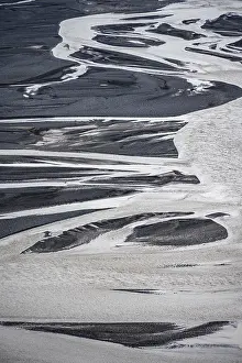 Suourland River Landscape Prints: River meanders, Dimonarhellir