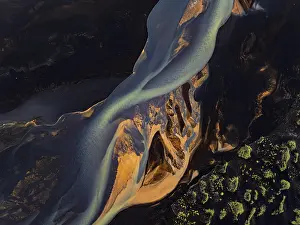 Mountain Torrent Photography Prints: River, river course, river delta