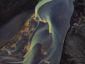 Aerial View Of River Prints: River, river course, river delta