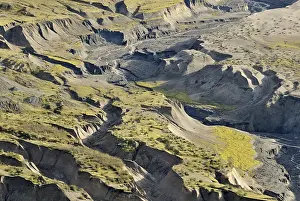 Prints of Riverbed at the base of Mount St. Helens Volcano, created during the last eruption in 1980, Mount St. Helens National Volcanic Monument, Washington, USA Washington Prints: Riverbed at Mount St. Helens Print, 1980 Eruption