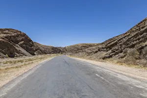 African Mountain Range Prints: Road C14 on the road, Namibia