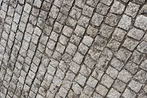 Deserted Road Surface Prints: Road paving