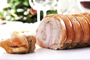 Pork Meat Recipes Prints: Roasted pork roll