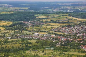 German Countryside Scene Prints: RoBberg, view from the RoBberg tower