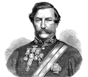 British Field Marshal Prints: Robert Cornelis Napier, 1st Baron Napier of Magdala (6 December 1810 - 14 January 1890) was a British field marshal