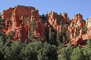 Sedimentary Rock Formation Prints: Rock formations created by erosion