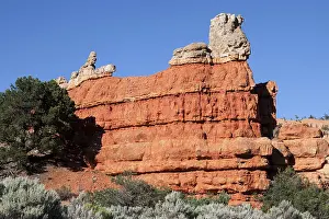 US National Park Scenery Prints: Rock formations created by erosion