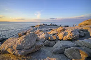 Prints of Rock formations in the evening light on, Capo Sant Andrea, Marciana, Livorno Province, Italy Livorno Prints: Rock Formations Print - Capo Sant Andrea, Italy